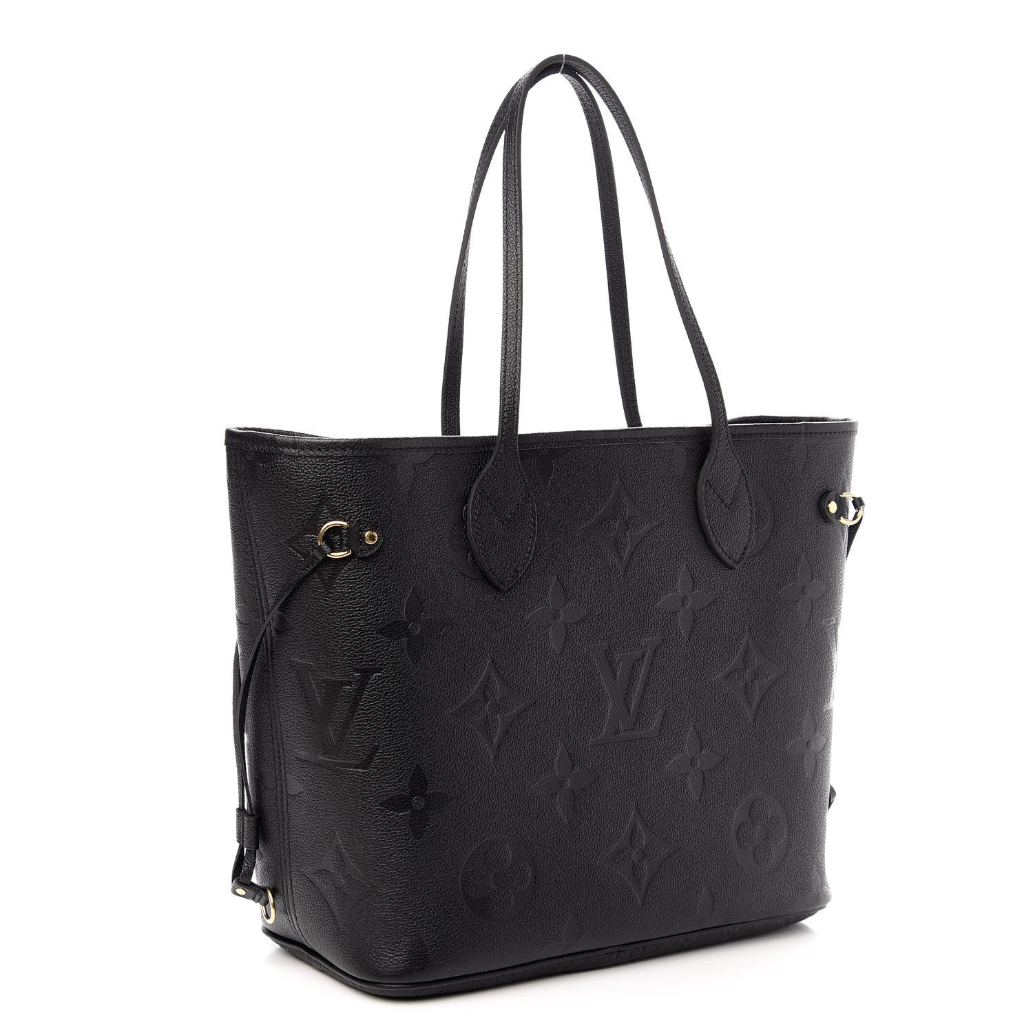 Louis Vuitton Empreinte Monogram Giant Neverfull MM Black 4 of 12