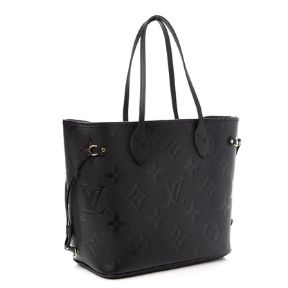 Louis Vuitton Empreinte Monogram Giant Neverfull MM Black 4 of 12