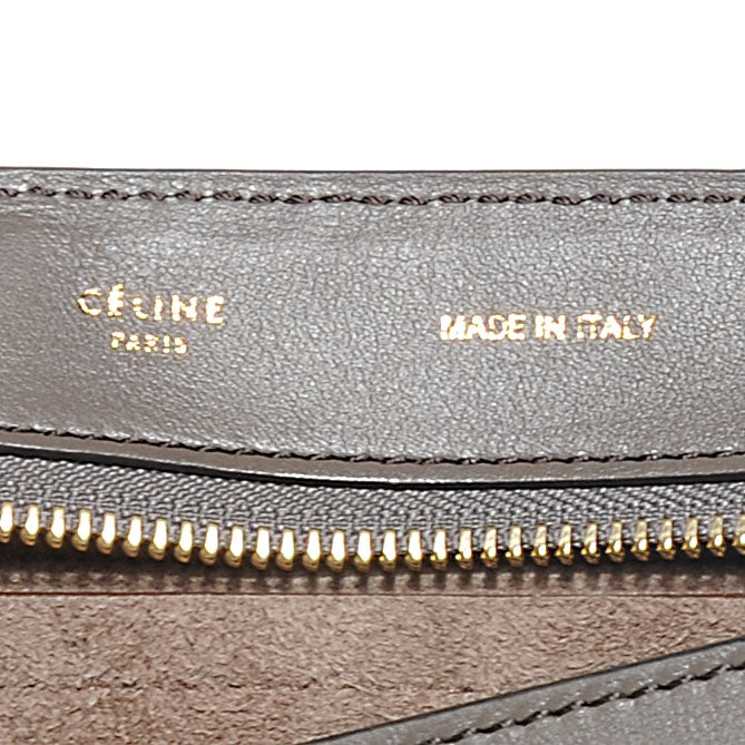 Celine Calfskin and Suede Large Tri-Color Trapeze Granite 6 of 7