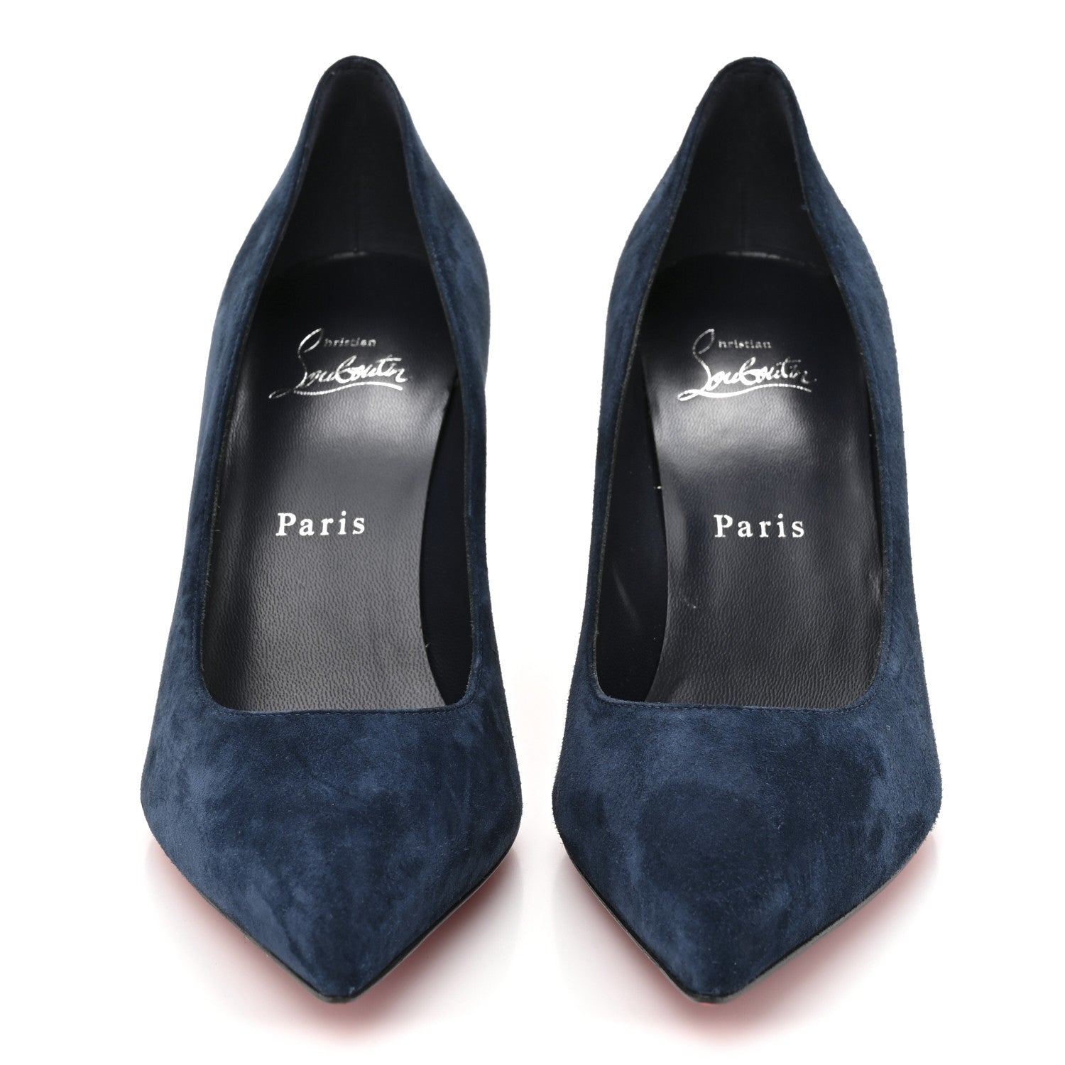 Christian Louboutin Veau Velours So Kate 85 Pumps 38 Navy 3 of 8