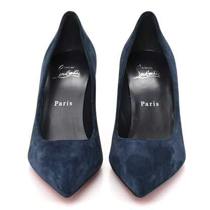 Christian Louboutin Veau Velours So Kate 85 Pumps 38 Navy 3 of 8