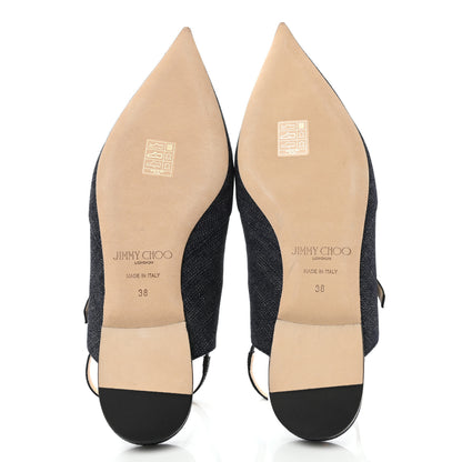 Jimmy Choo Denim Ree Flat 38 Blue 5 of 7