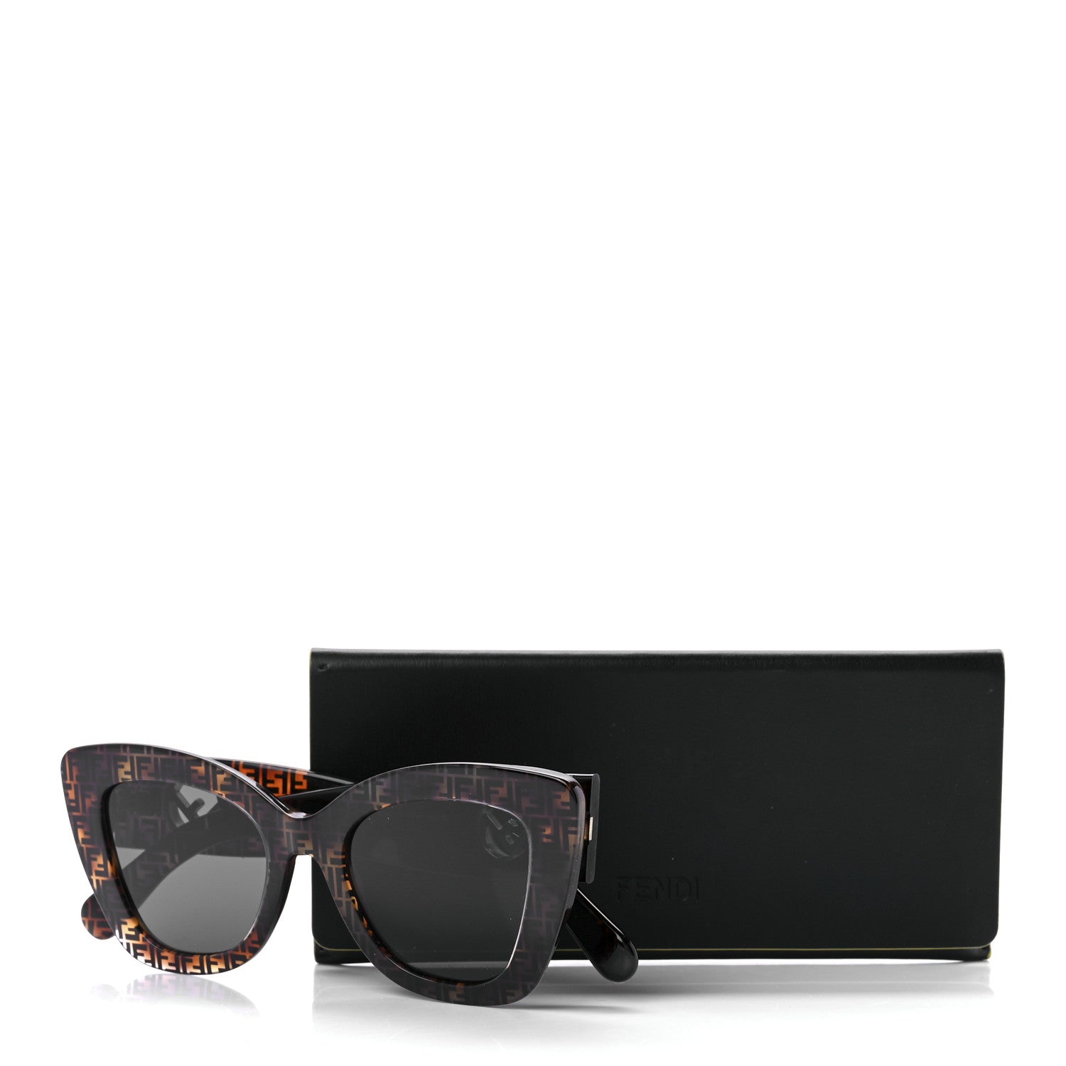 Fendi Acetate F is Fendi FF 51mm Cat Eye Sunglasses 0327/S Tortoise Camouflage 7 of 7