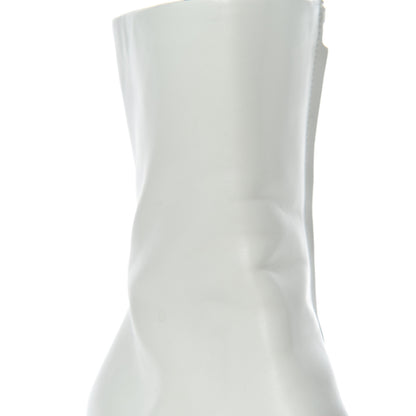 Balenciaga Calfskin Varenne BB Double Square Booties 36.5 White Gold 13 of 21