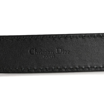 Christian Dior Calfskin D Fence Belt 80 Black 5 of 7
