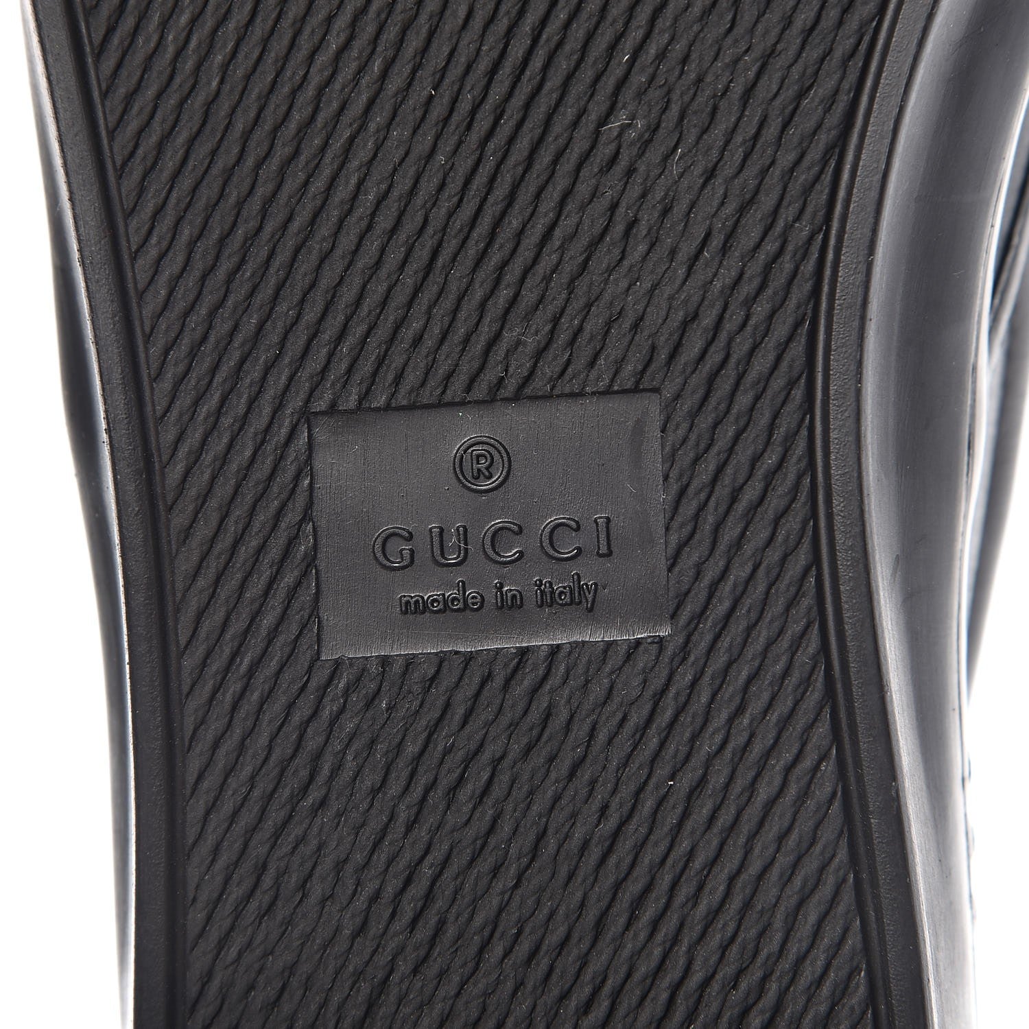Gucci Calfskin Floral Slip On Sneakers 38 Black 6 of 10