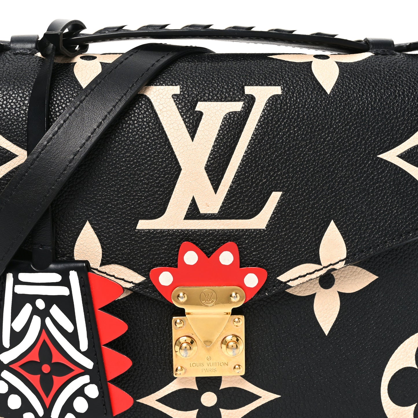 Empreinte Monogram Giant Crafty Pochette Metis Black Creme