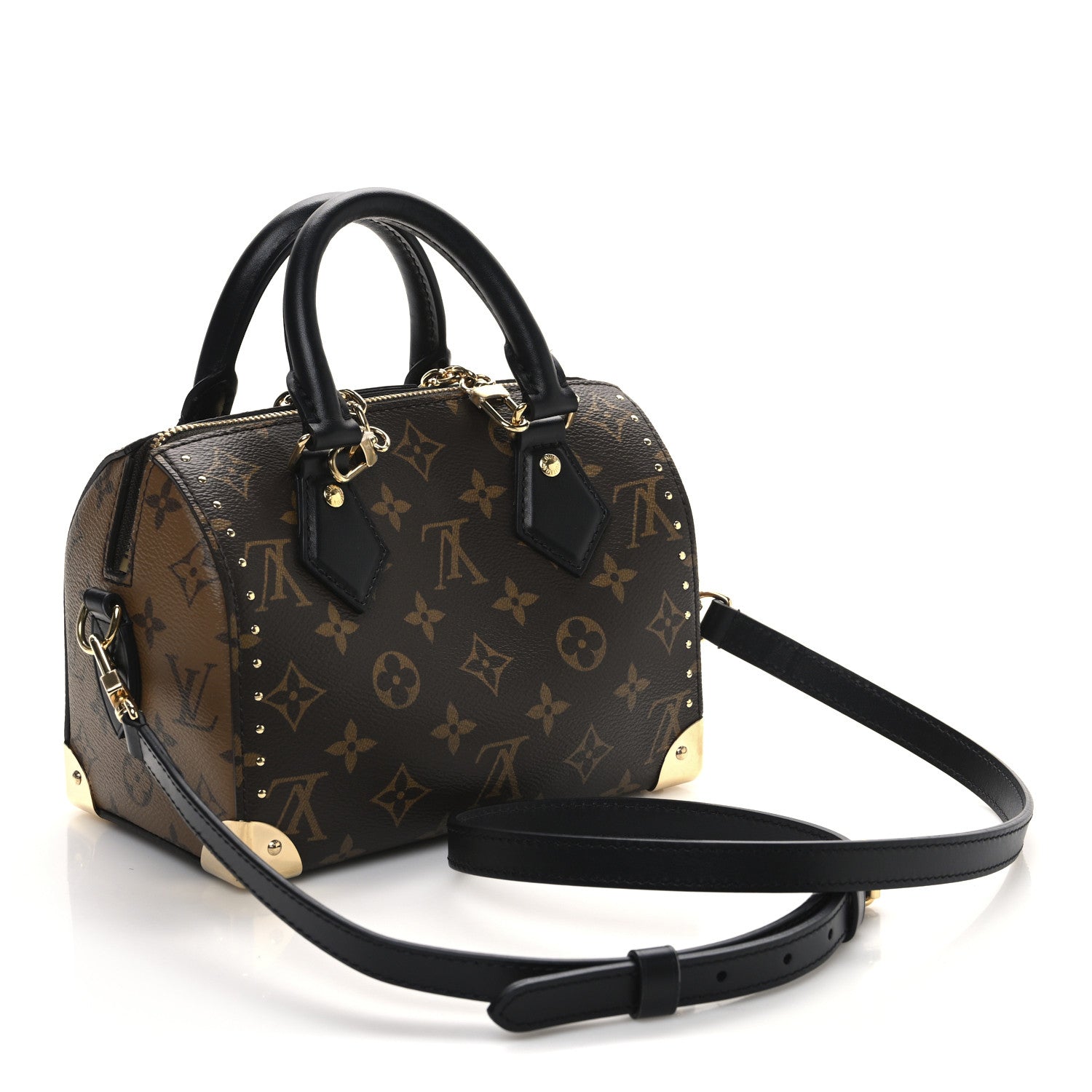 Louis Vuitton Reverse Monogram Speedy Trunk 20 3 of 12