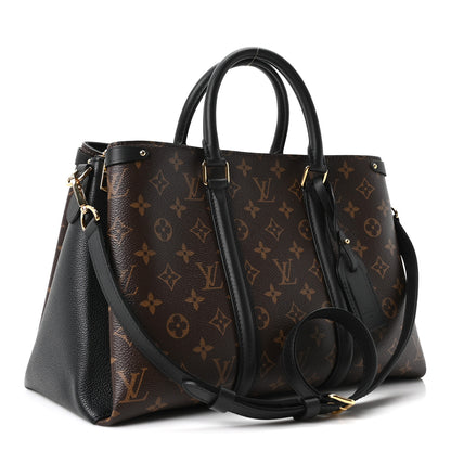 Louis Vuitton Monogram Soufflot MM Black 3 of 9