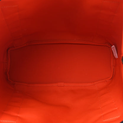 Hermes Toile Sac De Pansage Groom Bleu Navy Feu 5 of 15