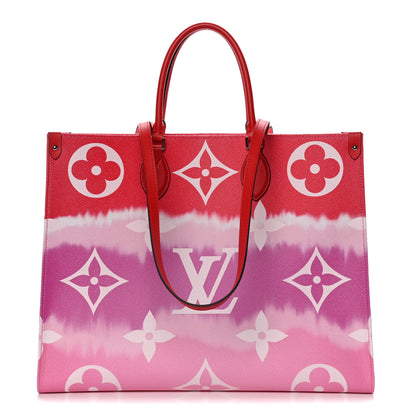 Louis Vuitton Monogram Escale Onthego GM Rouge 1 of 10