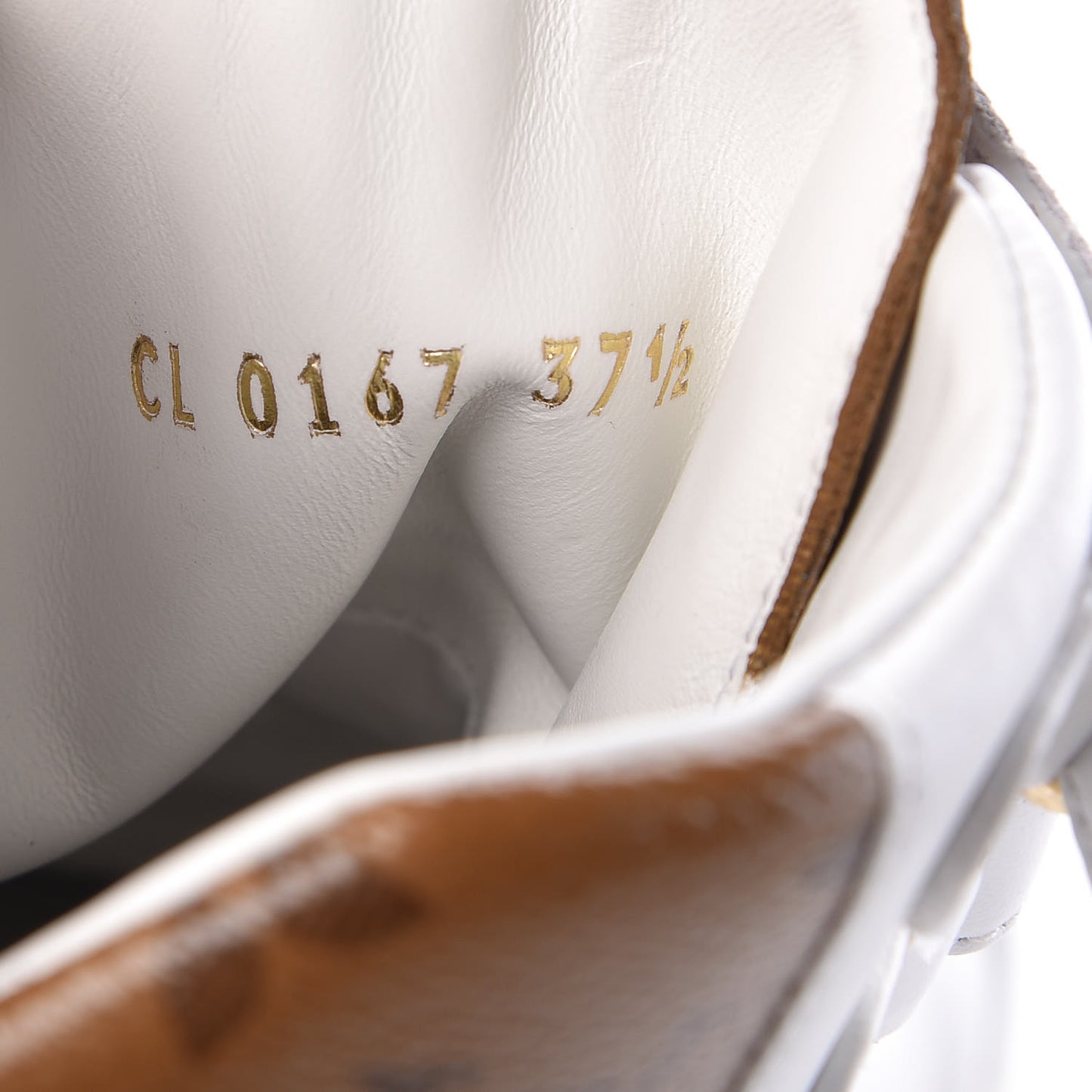 Calfskin Reverse Monogram Boombox High Top Sneakers 37.5 White