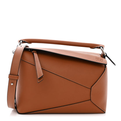 Loewe Calfskin Small Puzzle Edge Bag Tan 1 of 10