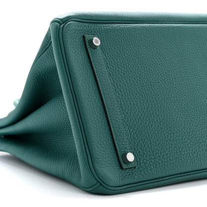 Hermes Togo Birkin 35 Malachite 9 of 14