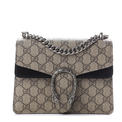 Gucci GG Supreme Monogram Mini Dionysus Shoulder Bag Black 1 of 7