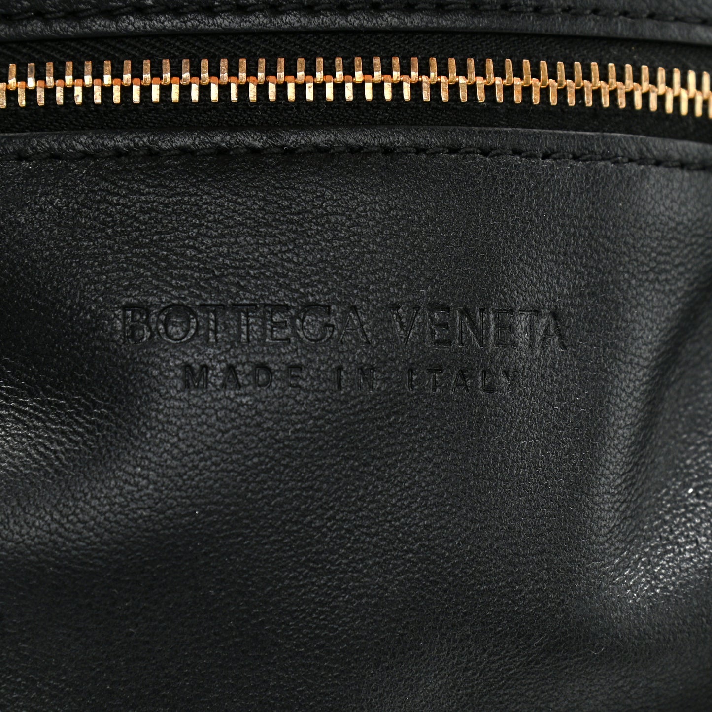 Nappa Maxi Intreccio Padded Cassette Crossbody Bag Black