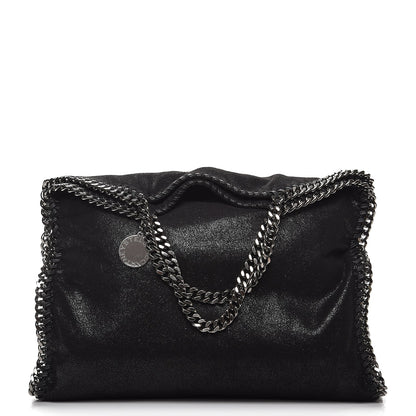 Stella McCartney Shaggy Deer Falabella Fold Over Tote Black 1 of 9