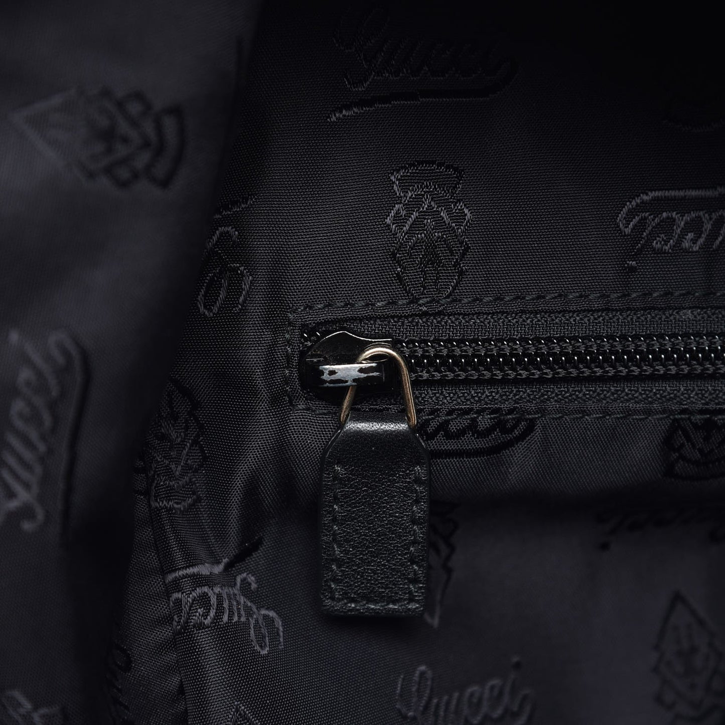 Guccissima Medium Classic Backpack Black