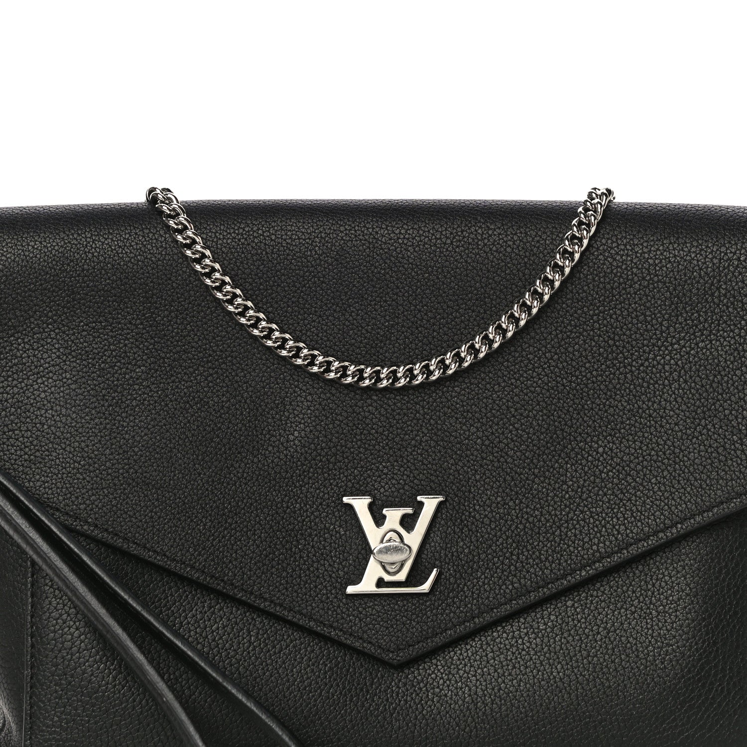 Louis Vuitton Soft Calfskin My Lockme Pochette Black 7 of 14