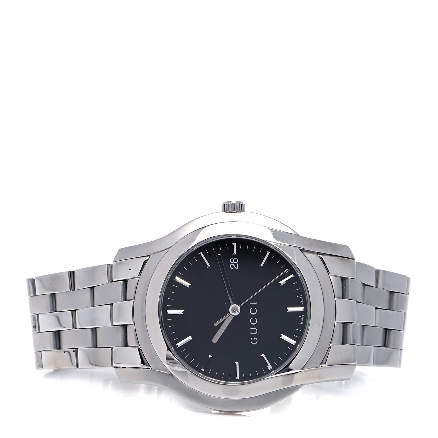 Stainless Steel 38mm 5500XL Quartz Watch Black
