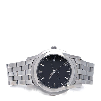 Gucci Stainless Steel 38mm 5500XL Quartz Watch Black 2 of 4