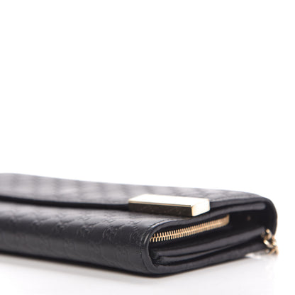 Gucci Soft Microguccissima Dice Chain Wallet Black 7 of 9