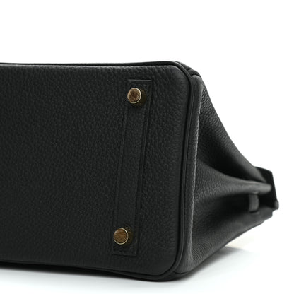 Hermes Togo Birkin 25 Black 9 of 9