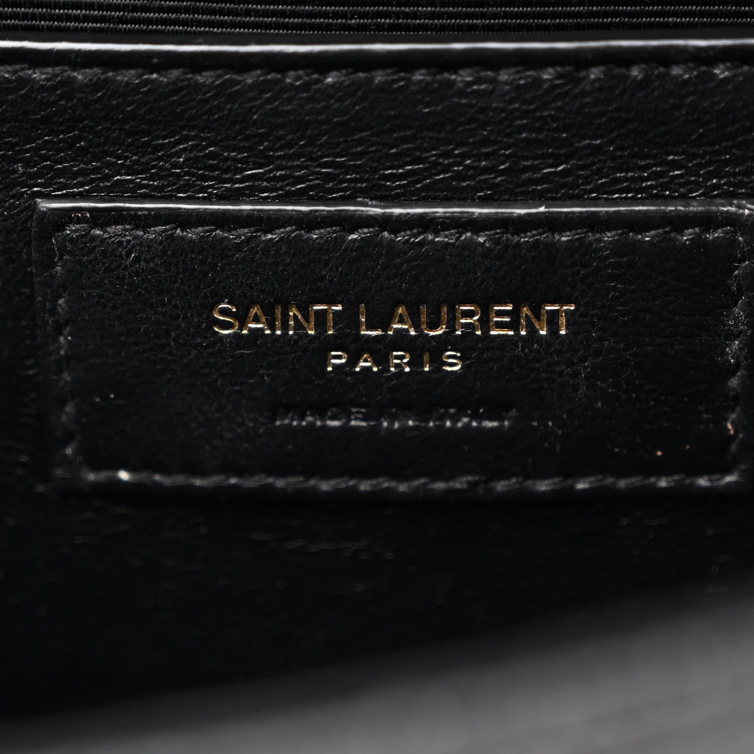 Saint Laurent Grain De Poudre Textured Mixed Matelasse Triquilt Medium Monogram Satchel Black 6 of 10
