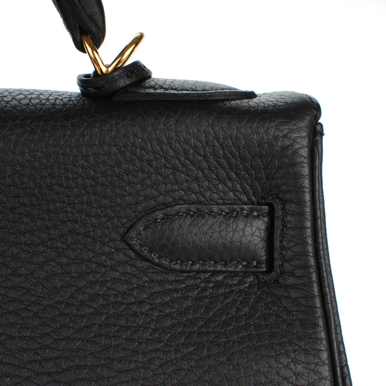 Hermes Togo Kelly Retourne 32 Black 24 of 25