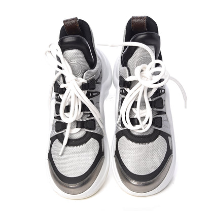 Louis Vuitton Calfskin Technical Nylon LV Archlight Sneaker 36.5 White 13 of 14