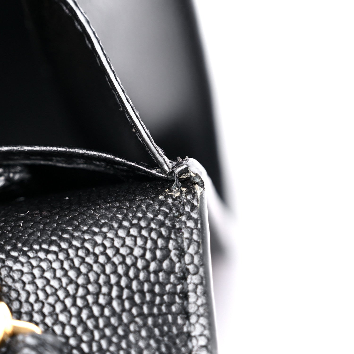 Saint Laurent Grain De Poudre Uptown Chain Wallet Black 6 of 7