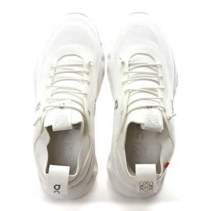Loewe X ON Recycled Polyester Womens Cloudtilt Sneakers 37 All White 2 of 9