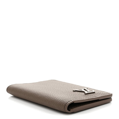 Louis Vuitton Grained Calfskin Aerogram Pocket Organizer Moka 4 of 6