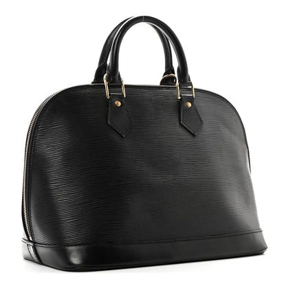 Louis Vuitton Epi Alma PM Black 3 of 10