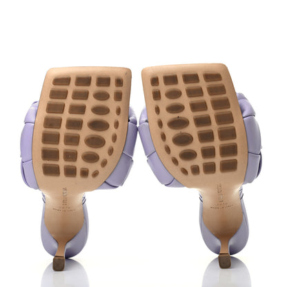 Bottega Veneta Nappa Maxi Intrecciato Lido Mule Sandals 37.5 Wisteria 4 of 4