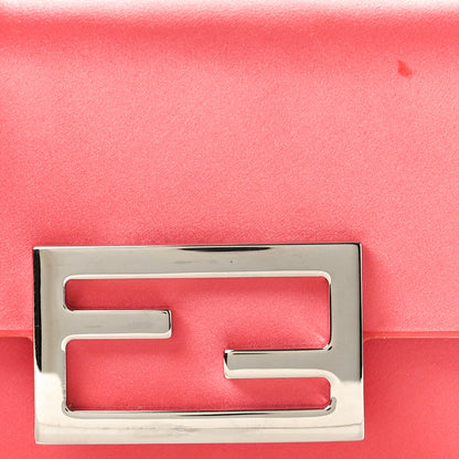 Fendi Silk Satin Phone Baguette Pink Dalia 7 of 9