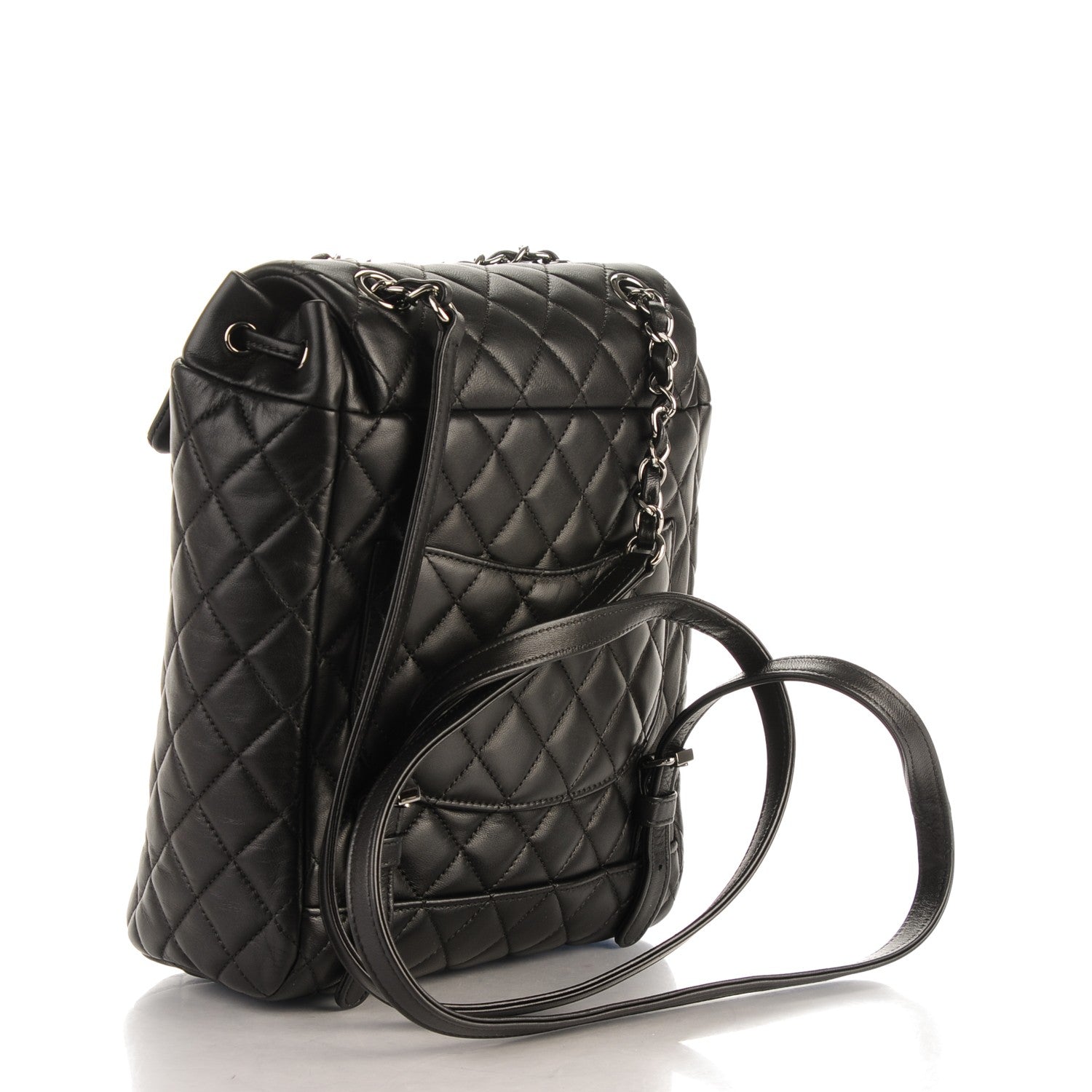 Chanel Lambskin Quilted Small Urban Spirit Backpack Black 3 of 8