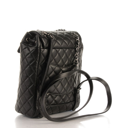 Chanel Lambskin Quilted Small Urban Spirit Backpack Black 3 of 8