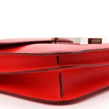 Hermes Epsom Enamel Constance 18 Rouge de Coeur Mauve Sylvestre 9 of 11