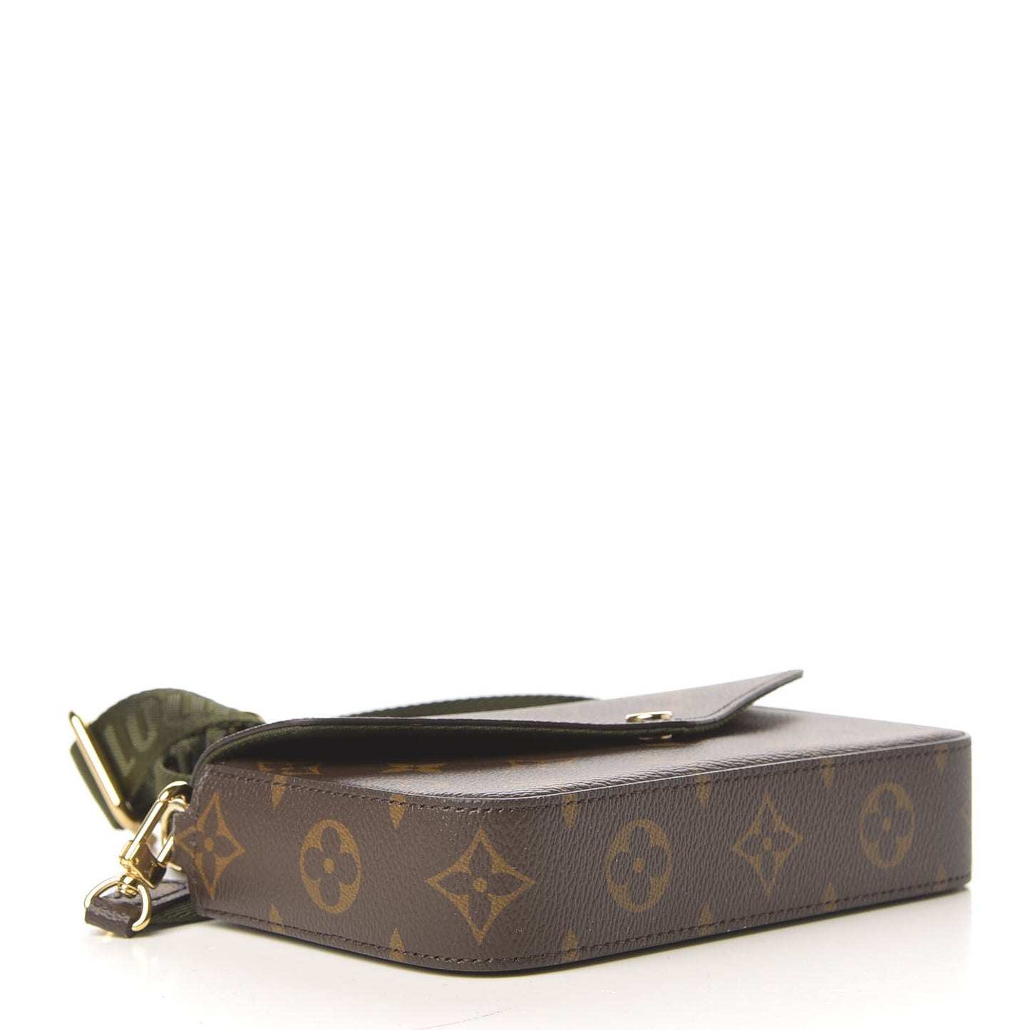 Monogram Felicie Strap & Go Kaki