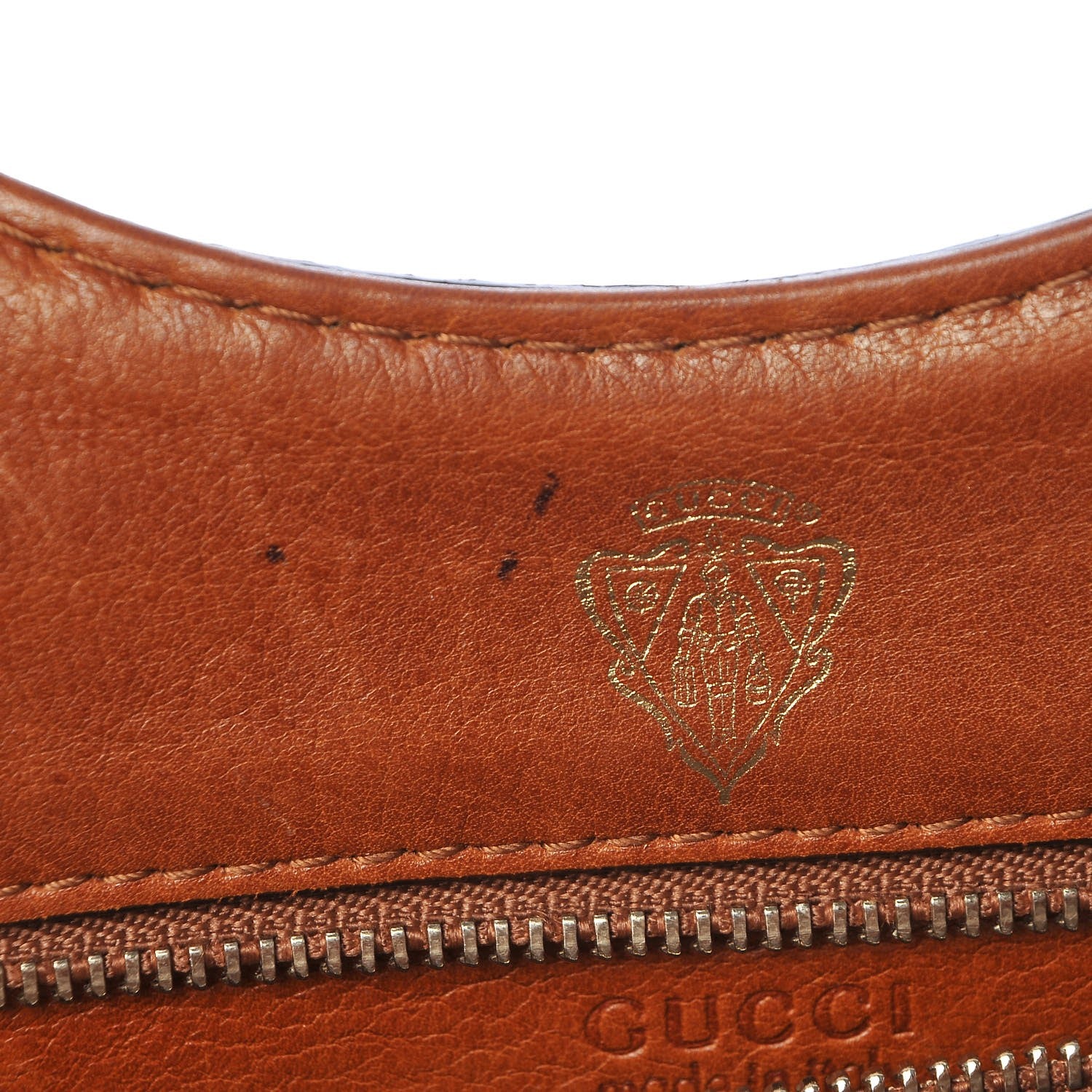 Gucci Calfskin Medium Stirrup Top Handle Bag 6 of 23