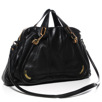 Chloe Calfskin Large Paraty Tassel Black 3 of 9