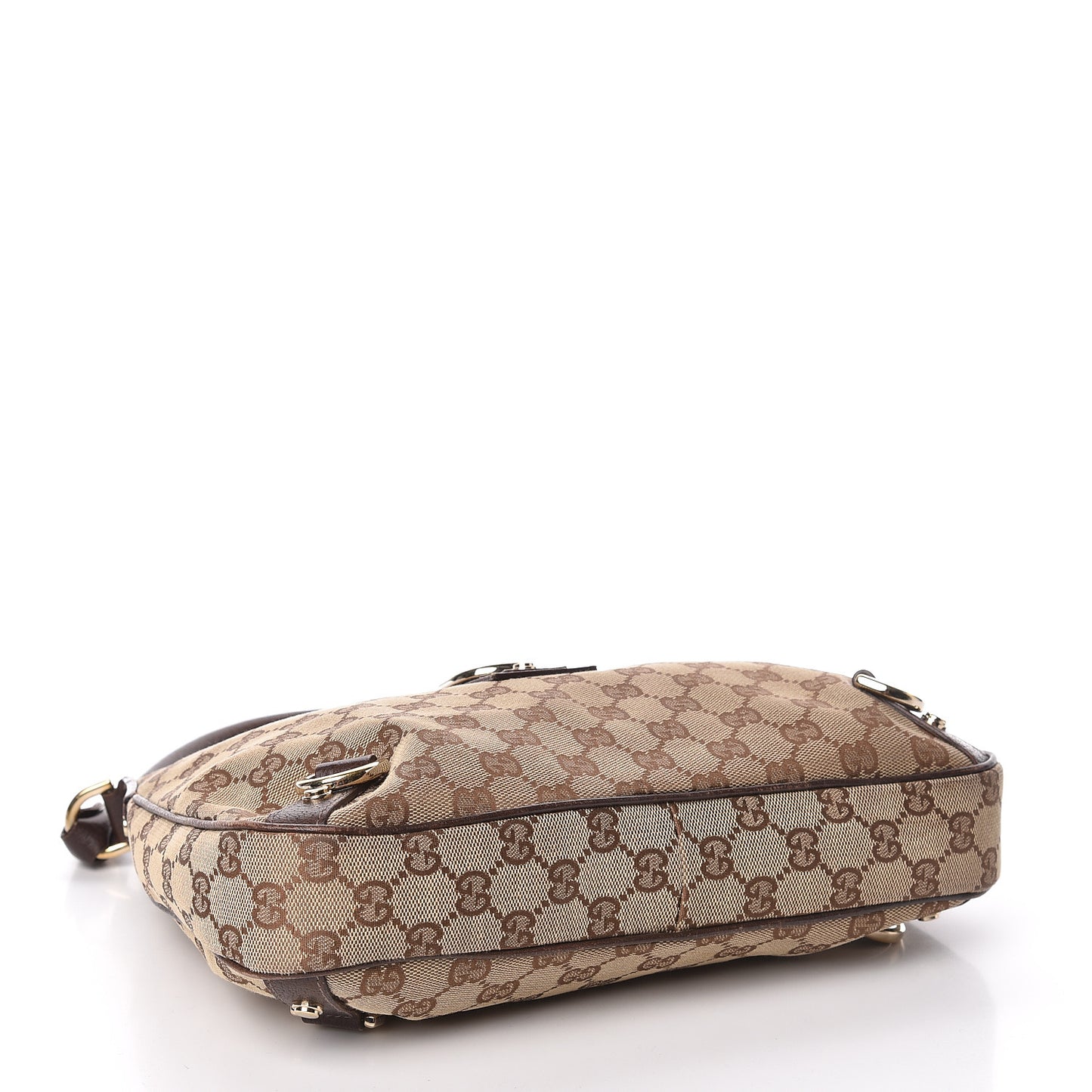 Monogram Medium Abbey D Ring Hobo Brown