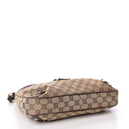 Gucci Monogram Medium Abbey D Ring Hobo Brown 4 of 12