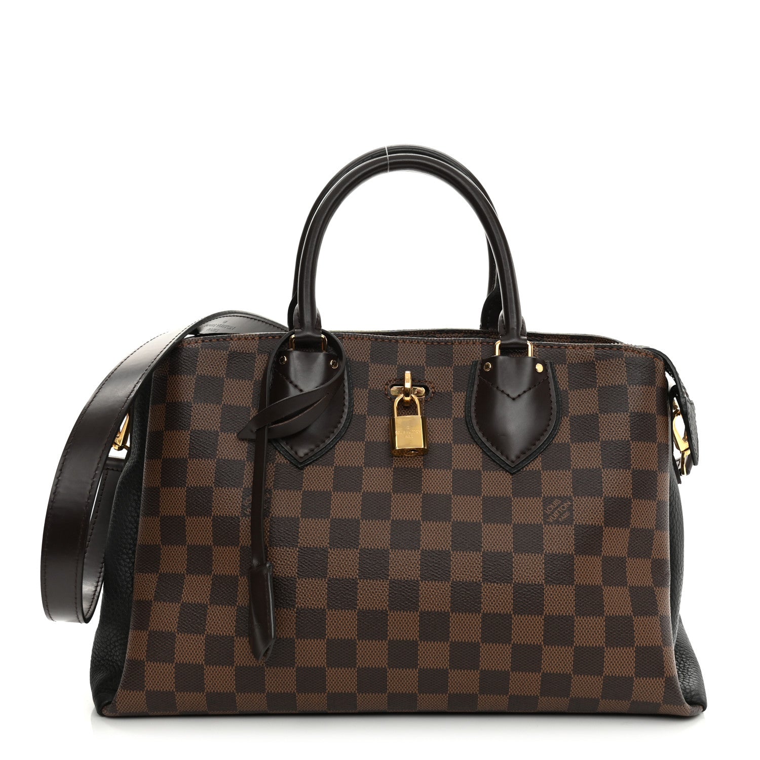 Louis Vuitton Cuir Taurillon Damier Ebene Normandy Black 1 of 8