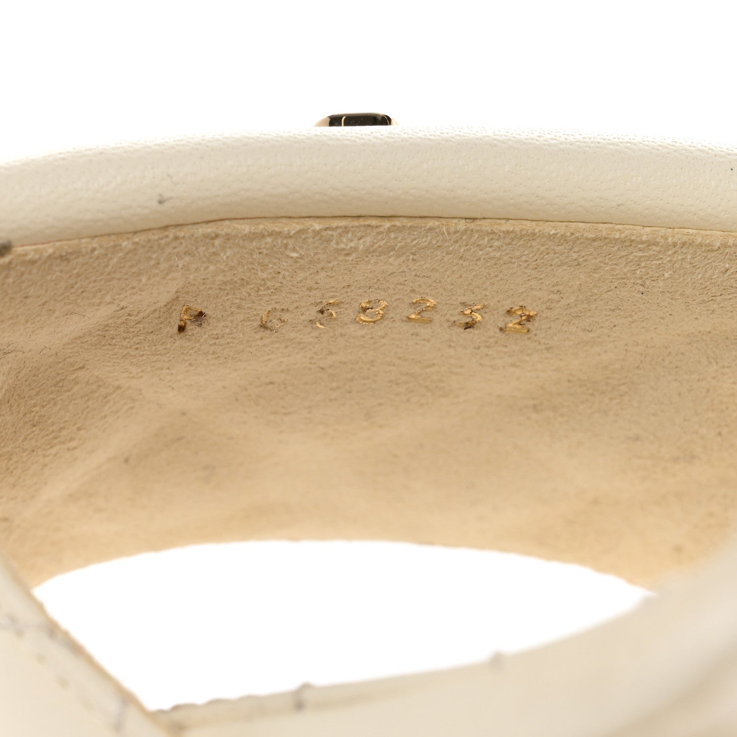 Chanel Lambskin Quilted CC Turnlock Sandals 40 Ivory 6 of 8