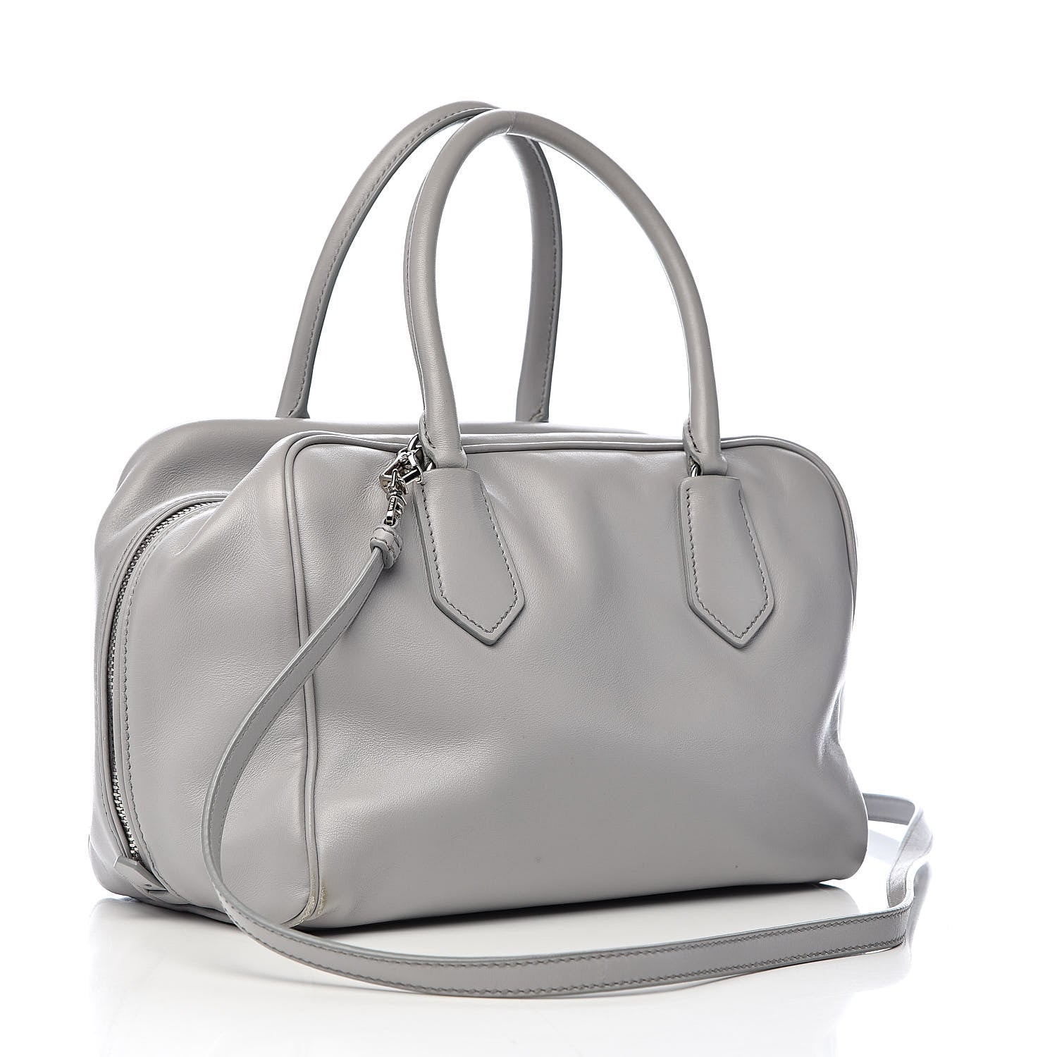 Prada Soft Calf Medium Inside Tote Granito Acquamarina 3 of 12