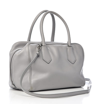 Prada Soft Calf Medium Inside Tote Granito Acquamarina 3 of 12
