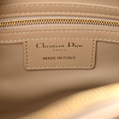 Christian Dior Calfskin Macrocannage Groove 20 Bag Biscuit 6 of 10