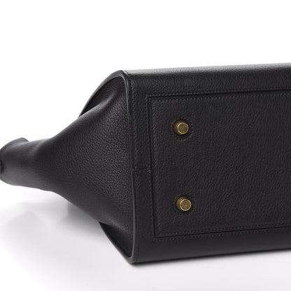 Celine Crisped Calfskin Small Tie Knot Tote Black 7 of 9
